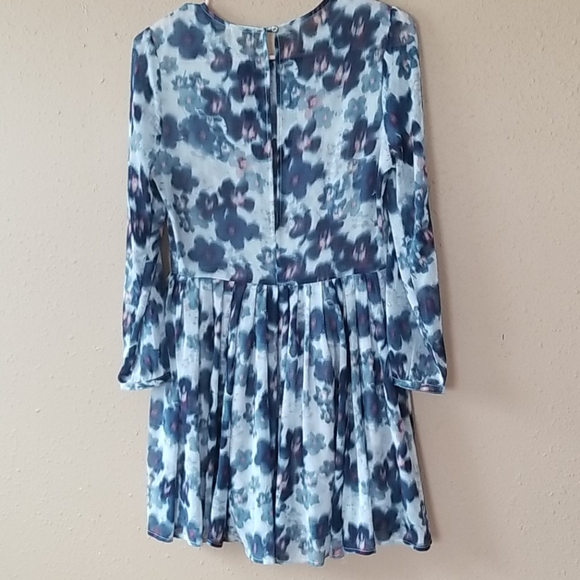 Blue floral dress - Picture 3 of 4